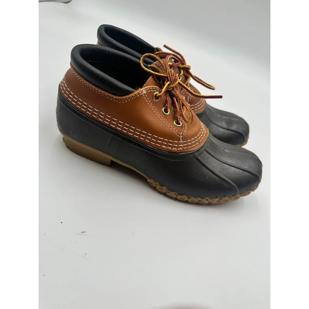Bean Boots By L.L. Bean Maine Men's Hunting Shoes Black Brown Rain Duck Boots